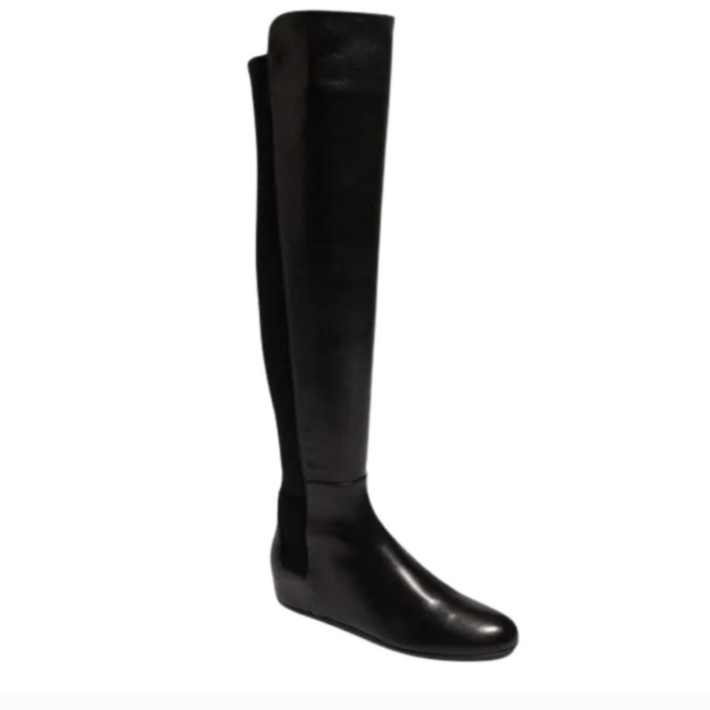 Stuart Weitzman 50/50 Over The knee Wedge Boot EUC Size 7.5